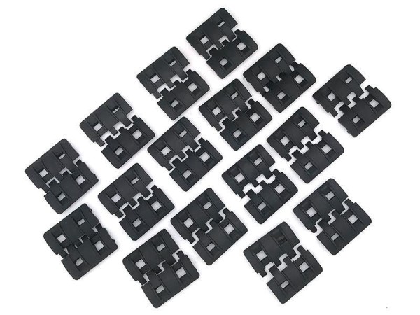 Cyma XTM-1 Rail Cover Set (Black - 32pcs - HY-205)