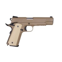 WE M1911 K-Warrior Gas Blowback Pistol (Tan)