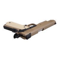 WE M1911 K-Warrior Gas Blowback Pistol (Tan)