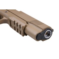 WE M1911 K-Warrior Gas Blowback Pistol (Tan)