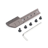 WADSN Fusion Style ModButton With Left or Right Wing Mount for Surefire Torches (Black / Dark Earth)