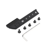 WADSN Fusion Style ModButton With Left or Right Wing Mount for Surefire Torches (Black / Dark Earth)