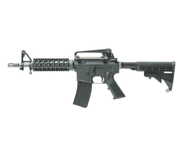 WE M4 RIS CQB Open Bolt GBBR (Black) 