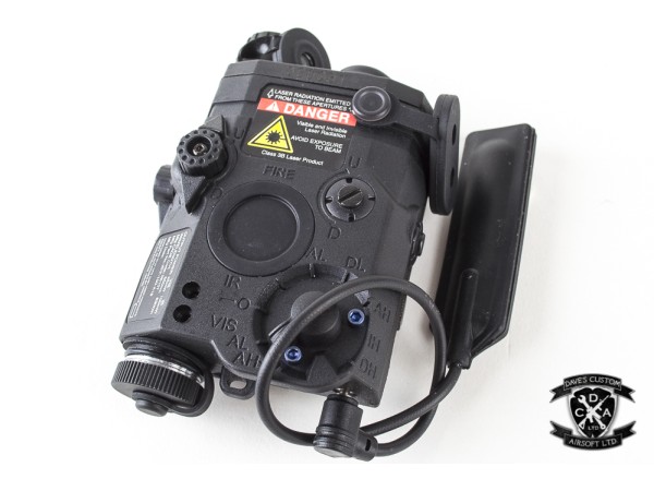 NUPROL PEQ-15 Red Laser, IR Laser & Torch (Black / Tan) 