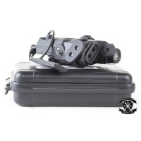 NUPROL PEQ-15 Red Laser, IR Laser & Torch (Black / Tan) 