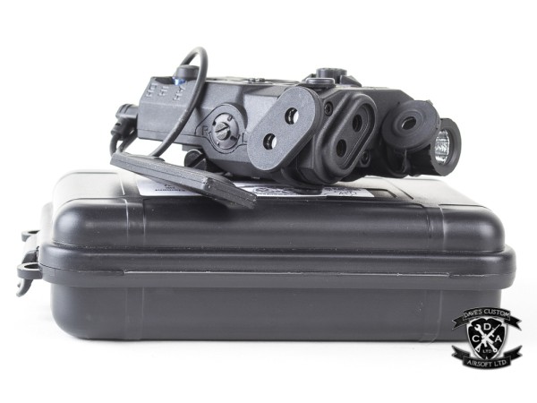 NUPROL PEQ-15 Red Laser, IR Laser & Torch (Black / Tan) 