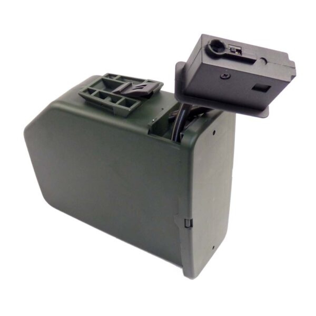 Box Magazine Round A&K M249 Electric Box Magazine, Sound Activated (2500 ...