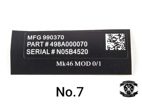 QR Code Weapon Stickers 