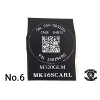 QR Code Weapon Stickers 