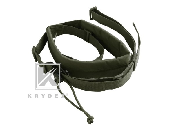 KRYDEX Cordura Modular Rifle Sling With Quick Adjust & Loops (Coyote Brown, Ranger Green, Black, Multi-Cam) 