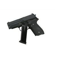 WE P228 Non-Railed Version Gas Blowback Pistol (Black)
