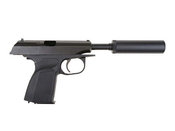 WE Makarov 654K Gas Blowback Pistol (Black) - Ex Display 