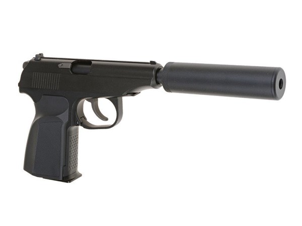 WE Makarov 654K Gas Blowback Pistol (Black) - Ex Display 