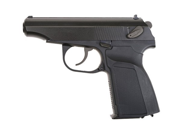WE Makarov 654K Gas Blowback Pistol (Black) - Ex Display 