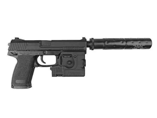 Tokyo Marui Socom MK23 Non Blowback Gas Pistol (Black)