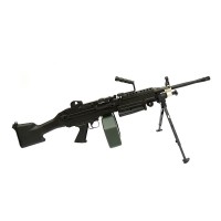 A&K M249 MKII LMG With Box Magazine (Black) 