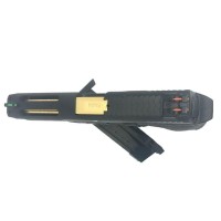 WE Custom Big Bird Gas Blowback Pistol with Cut Slide (Black Slide and Gold Barrel)