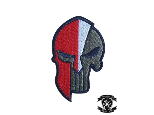 Poland Spartan Flag Embroided Patch  Poland Spartan Flag Embroided Patch