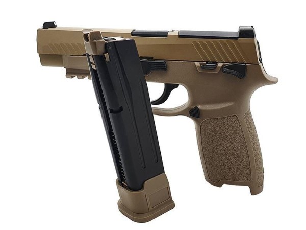 AEG F17 Gas Blowback Pistol (Tan)
