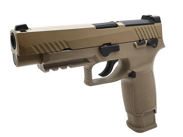 AEG F17 Gas Blowback Pistol (Tan)