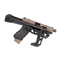 Secutor Corvus III Carbine Kit with Gladius MAGNA Co2 Blowback Pistol (Black & Tan)