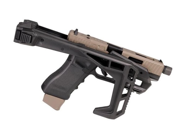 Secutor Corvus III Carbine Kit with Gladius MAGNA Co2 Blowback Pistol (Black & Tan)