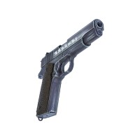 Armorer Works Custom 1911 Weathered Gas Blowback Pistol AW-NE2002 ("Molon Labe")