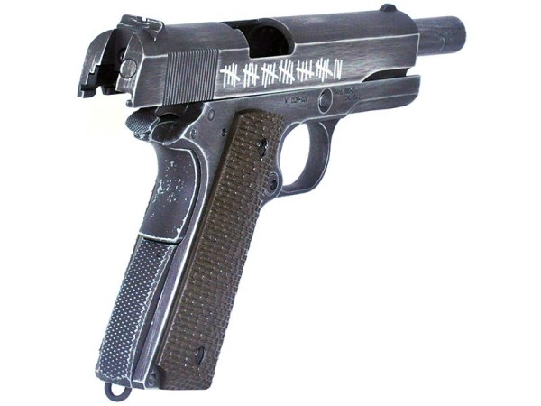 Armorer Works Custom 1911 Weathered Gas Blowback Pistol AW-NE2002 ("Molon Labe")