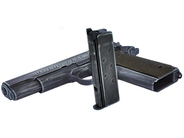 Armorer Works Custom 1911 Weathered Gas Blowback Pistol AW-NE2002 ("Molon Labe")