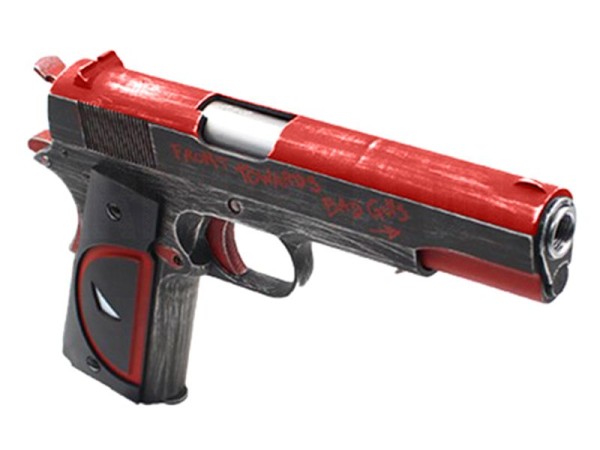 Armorer Works Custom "Molon Labe DP Customl" 1911 Gas Blowback Pistol (Full Metal - AW-NE2201)