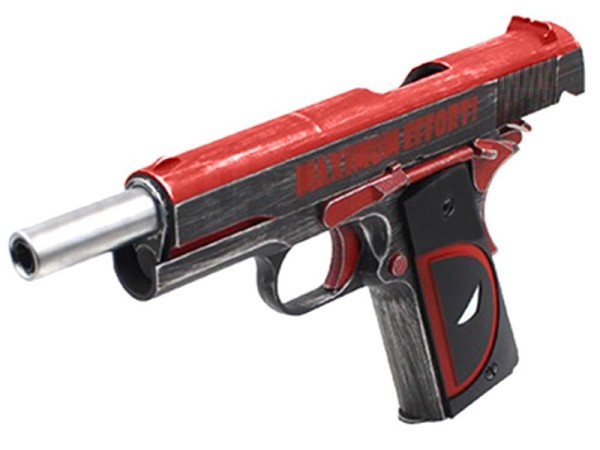 Armorer Works Custom "Molon Labe DP Customl" 1911 Gas Blowback Pistol (Full Metal - AW-NE2201)