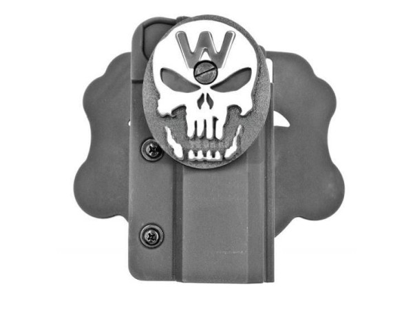 WE Hi-Capa Holster (W-Skull - Black)