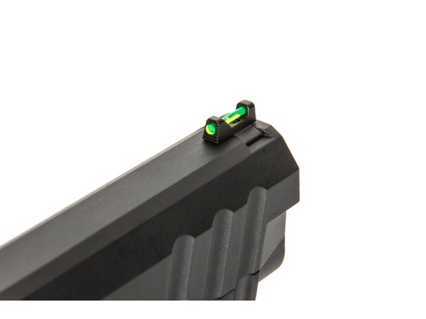 Armorer Works Custom Black Ace Hi-Capa GBBP with Reflex Sight AW-HX2602 (Black) 