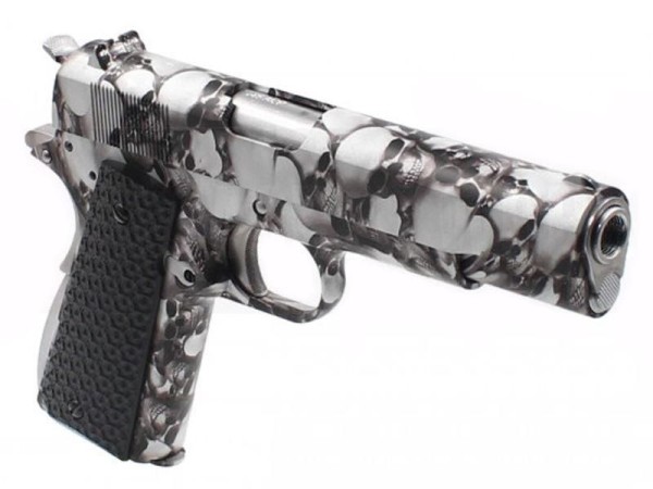 Armorer Works Custom 1911 AW-AW-NE2101 (Hydro Dipped Skull Design) 