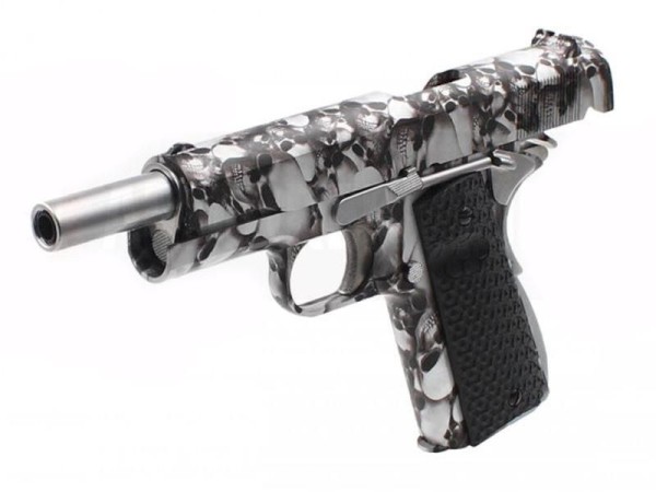 Armorer Works Custom 1911 AW-AW-NE2101 (Hydro Dipped Skull Design) 