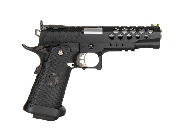 Armorer Works Custom Hex Cut GBBP AW-HX2502 (Black) 