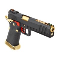 Armorer Works Hi-Capa GBBP Full / Semi Auto AW-HX2032 (Black & Gold) 