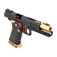 Armorer Works Hi-Capa GBBP Full / Semi Auto AW-HX2032 (Black & Gold) 