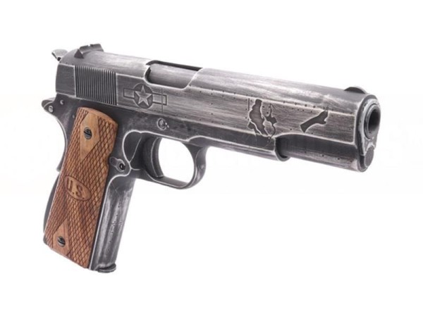 Cybergun Auto Ordnance 1911 Victory Girl Gas Blowback Pistol (Weathered) 