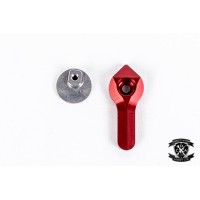 Retro Arms Fire-Selector for M4, Type C (Red / Black / Silver) 