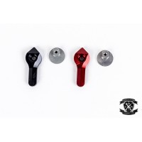 Retro Arms Fire-Selector for M4, Type C (Red / Black / Silver) 