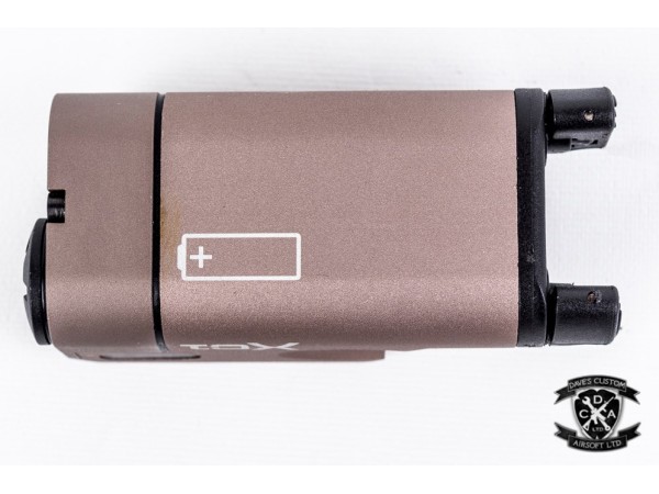 XC1 Replica Pistol Torch - 200 Lumens (Black / Tan) 