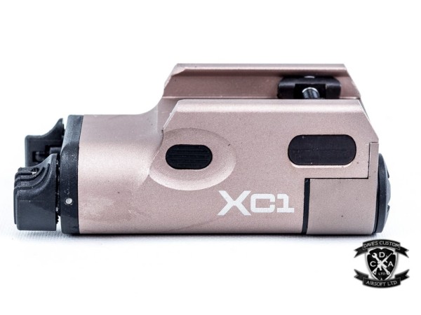 XC1 Replica Pistol Torch - 200 Lumens (Black / Tan) 