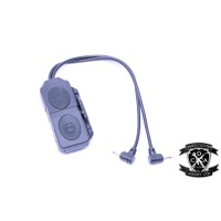 Element Dual Rail Mounted Torch / PEQ Switch (Black / Dark Earth) 