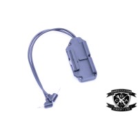 Element Dual Rail Mounted Torch / PEQ Switch (Black / Dark Earth) 