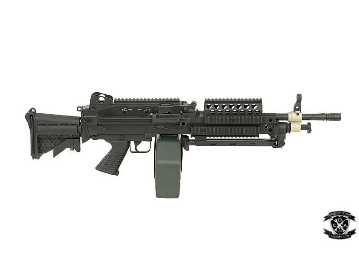 Custom Lmg A&K MK46 MOD-0 Sports Line Polymer LMG (Black)