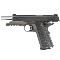 Pre-Order Due 19/09/2026 - Tokyo Marui Night Warrior 1911 GBB Pistol (Black / Grey) 
