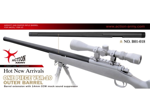 Action Army VSR-10 Fluted Outer barrel 