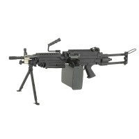 A&K FN Licensed Full Metal M249 PARA LMG (Black) 