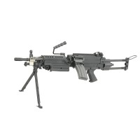 A&K FN Licensed Full Metal M249 PARA LMG (Black) 
